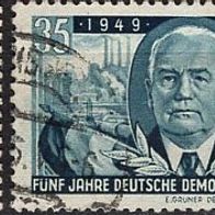 DDR 1954 5 Jahre Deutsche Demokratische Republik MiNr. 443 - 444 gestempelt