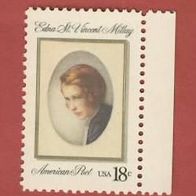 USA 1981 Postfrisch Edna St. Vincent Millay, Dichterin Mi.1498.