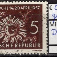 DDR 1957 Naturschutzwoche MiNr. 561 gestempelt -1-