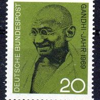 Bund 1969 Mi. 608 * * Mahatma Gandhi Postfrisch (5212)