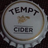Tempt Cider Kronkorken Kronenkorken Cidre Denmark Dänemark 2019 neu und unbenutzt
