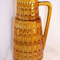 Scheurich-Keramik Henkel-Vase - Modell-Nr. 416-26, Dekor - " Inka ", 70er Jahre