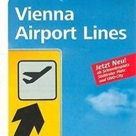 Fahrplan Vienna Airport Lines ÖBB Bus Wien - Flughafen Schwechat 2003 S7 City