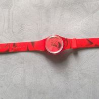 Swatch Original Sammleruhr Armbanduhr Damenuhr Rot