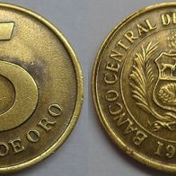 Peru 5 Sohles de oro 1978 ## Ga1