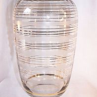 Alte Glas-Vase - 60er Jahre