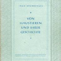 Kosmos Bändchen 21 - Von Haustieren und ihrer Geschichte - aus dem Jahr 1947