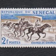 Senegal Freimarke " Pferderennen " Michelnr. 247 * *