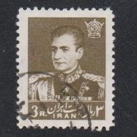 Iran / Persien Freimarke " Mohammed Riza Pahlavi " Michelnr. 1043 o