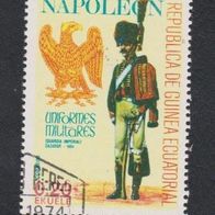 Äquatorialguinea Sondermarke " Napoleonischen Militäruniform " Michelnr. 1184 o