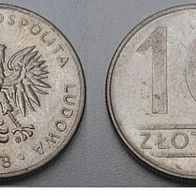 Polen 10 Zlotych 1988 ## Be1