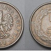 Polen 50 Groszy 1991 ## D2