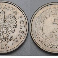 Polen 50 Groszy 1992 ## D2