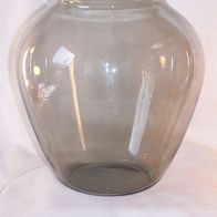 W. Wagenfeld Rauchglas-Vase - VLG / Weißwasser * *