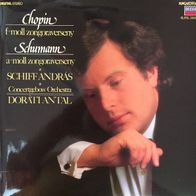 Chopin & Schumann - Piano Concertos LP Andras Schiff & Antal Dorati 1985