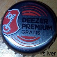 Becks Deezer Premium silber Bier Brauerei Kronkorken Kronenkorken neu 2019 promotion