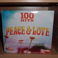5 CD - 100 Hits - Peace & Love (Grapefruit / Love Affair / Tim Hardin) - 2016