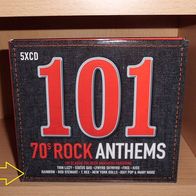5 CD - 101 70s Rock Anthems (Status Quo / Iggy Pop / Kiss / Nazareth / Styx) - 2017