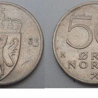 Norwegen 50 Öre 1983 ## D2