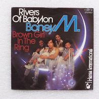 Boney M. - Brown Girl in The Ring / Rivers of Babylon, Single - Hansa 1978