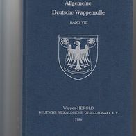 Allgemeine Deutsche Wappenrolle Band VIII