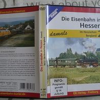 dvd Ek Die Eisenbahn in Hessen 2 damals, 1 Scheibe