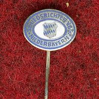 Schiedsrichter Niederbayern alte Fussball Anstecknadel :