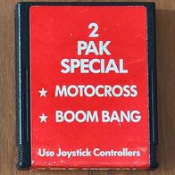 Atari 2600 - 2 Pak Special - Motocross und Boom Bang