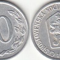 Tschechoslowakei 10 Heller 1964 (m361)