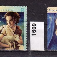 Australien Mi. Nr. 1608 + 1609 Weihnachten 1996.o <