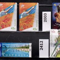 Australien Mi. Nr. 1942 (2fach) Paralympics + 2003 + 2063 + 2412 o <