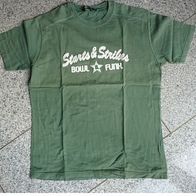 Springfield T-Shirts mit Applikations Schriftzug in grün Gr. M