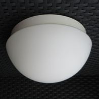 Wie neu: RZB Decken Leuchte Opalglas Ø 215mm matt weiß Bad Badezimmer Wand Lampe