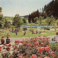 72290 Loßburg - Lossburg - Rodt im Schwarzwald Freibad , Schwimmbad 1974