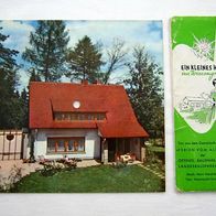 Schallpostkarte der LBS 50er J. * Ein kleines Haus im Wiesengrün * Schallfolie