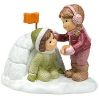 Goebel Nina und Marco "Heißer Kakao für Dich" 11,5 cm Schöner weißer Winter 2014