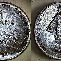 Frankeich 1 Franc 1991 (1299)