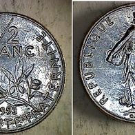 Frankeich 1/2 Franc 1993 (1304)