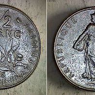 Frankeich 1/2 Franc 1965 (1305)