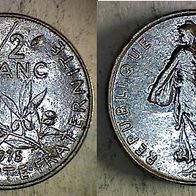 Frankeich 1/2 Franc 1975 (1307)