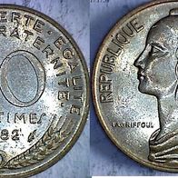 Frankeich 10 Centimes 1982 (1318)