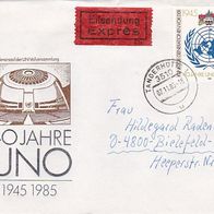 DDR Eil-Brief mit Mi.-Nr. 2982 - Stempel Tangerhütte (0518)