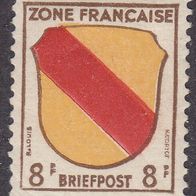 Französische Zone Allgemeine Ausgabe  4 * * #018222