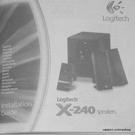 Gebrauchsanweisung Logitech X-240 speakers