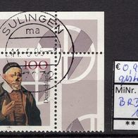 BRD / Bund 1995 150 Jahre Vinzenz-Konferenzen in Deutschland MiNr. 1793 gest. Ecke -1