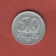 Ungarn 50 Filler 1989