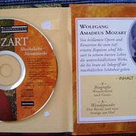 CD Mozart Musikalische Meisterwerke u. a. mit Biographie- Musik Führer- Historie uvm.
