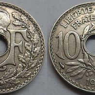 Frankreich 10 Centimes 1935 ## S13