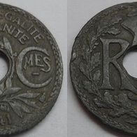 Frankreich 10 Centimes 1941 ( ohne Punkte - mit Strich unter ´MES´) ## C6