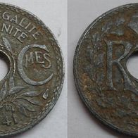 Frankreich 10 Centimes 1941 (ohne Punkte - ohne Strich unter ´MES´) ## S18
